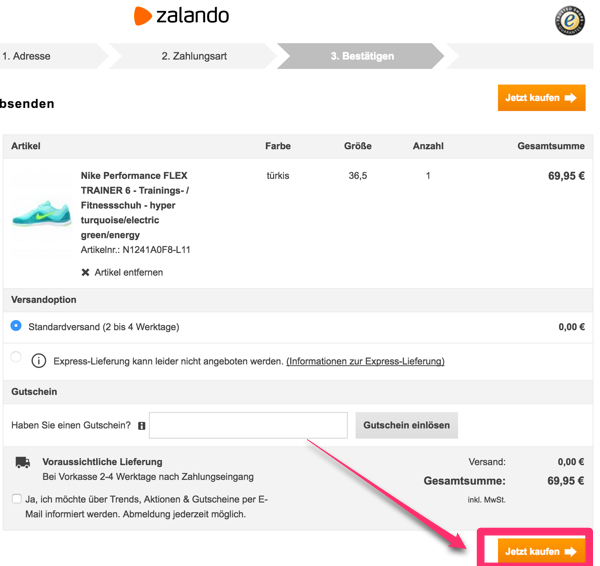 ᐅ Bei Zalando auf Rechnung bestellen | Hinweise für Ihren Kauf